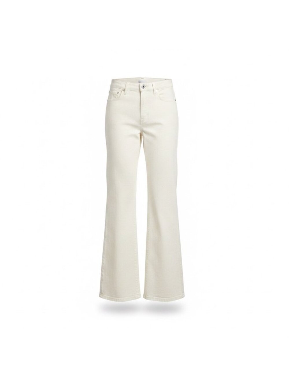 Good American Womens White Cotton Blend Wide Leg Jeans Casual Stylish Size 2/26